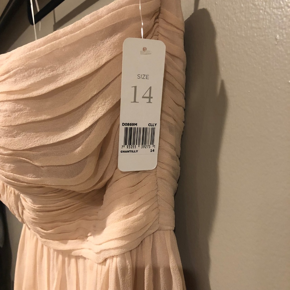 Donna Morgan Laura Sweetheart Long Chiffon Dress - Picture 4 of 6